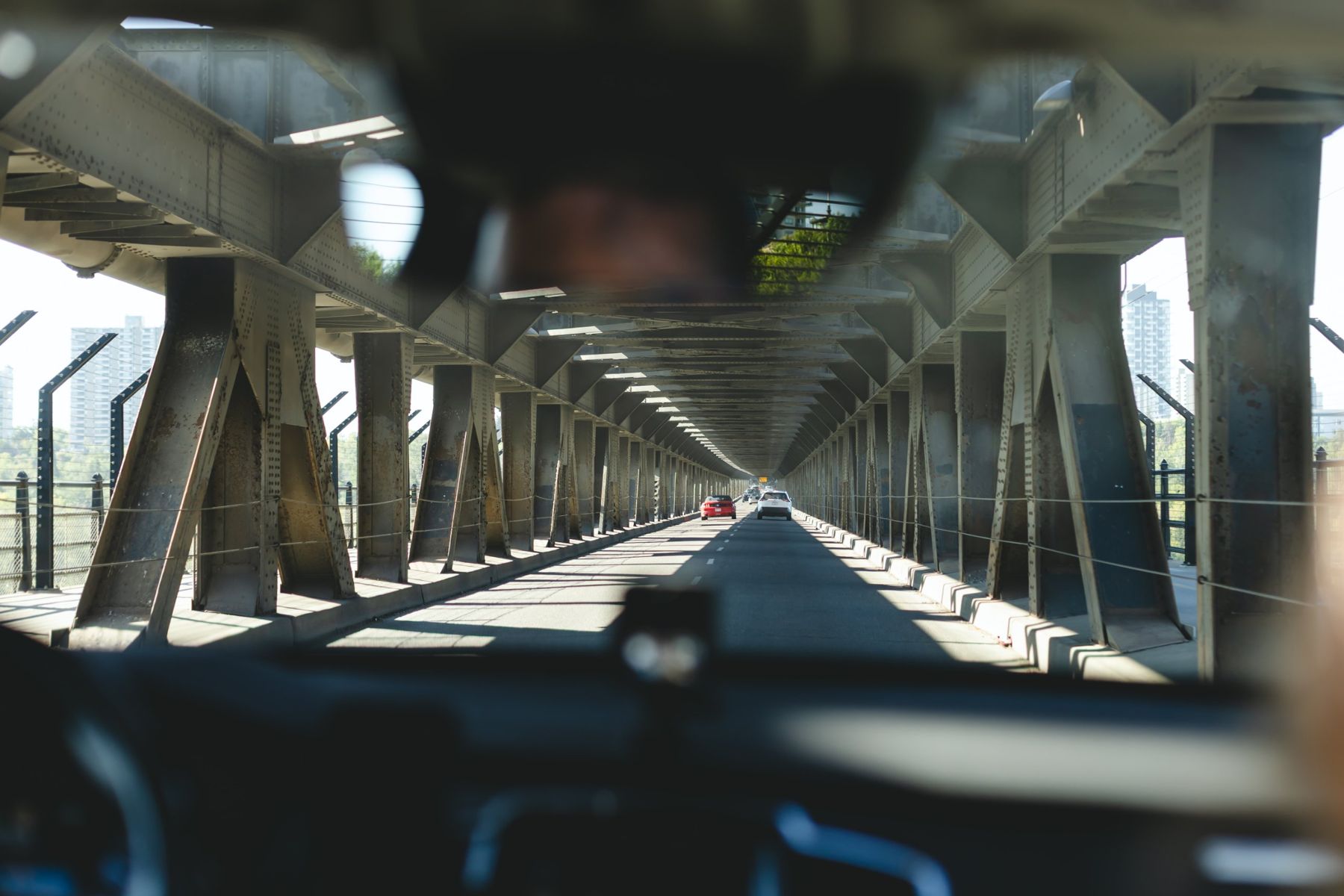 The High Level Bridge from the driver’s seat